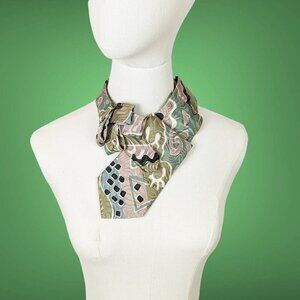 Ogsplosh - Women's Necktie Scarf - Ascot Tie - 80's Vintage Style - NEW
